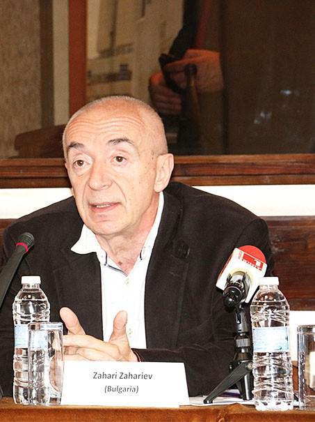 Zahari Zahariev, Bulgaria, a member of the Bulgarian Socialist Party Supreme Council, the president of the Slavyani Foundation of Bulgaria.