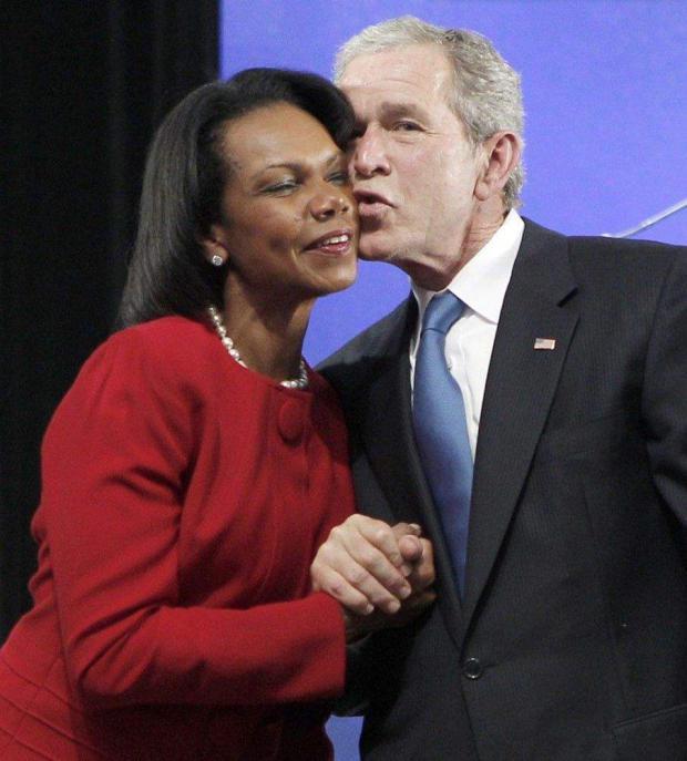 Condoleezza Rice y Gerge