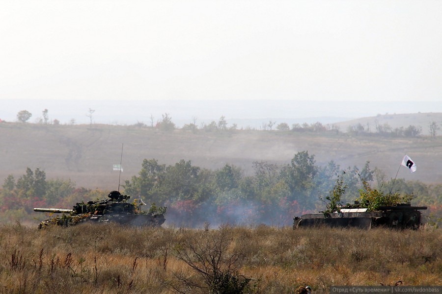 Military drills in DPR. October 4, 2016