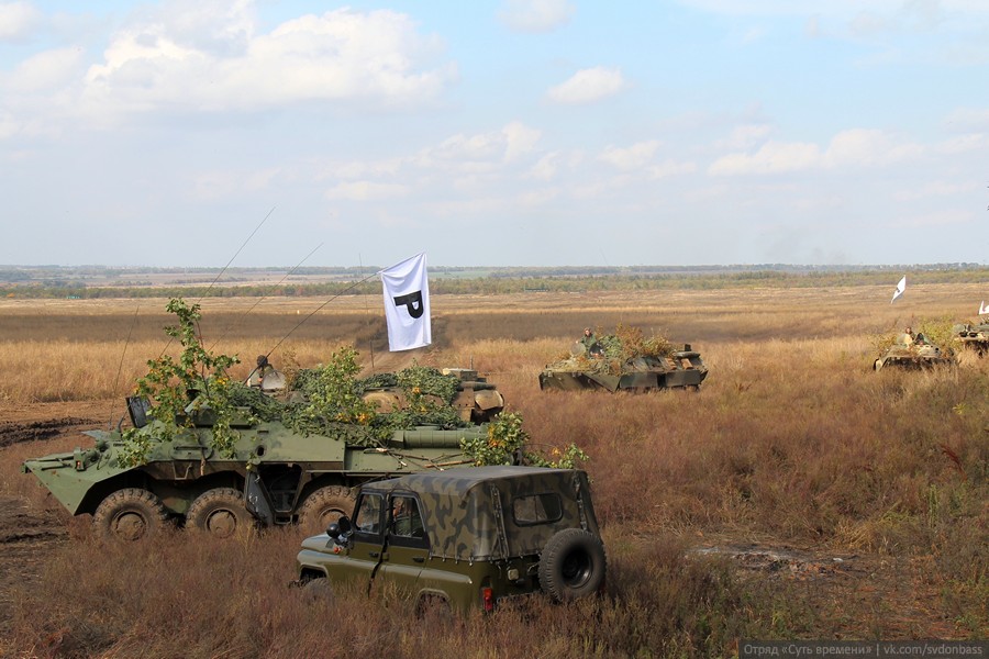 Military drills in DPR. October 4, 2016