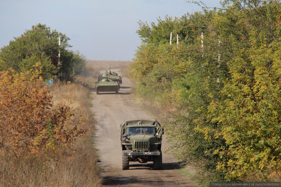 Separation of forces in the area of Petrovskoye village. October 7