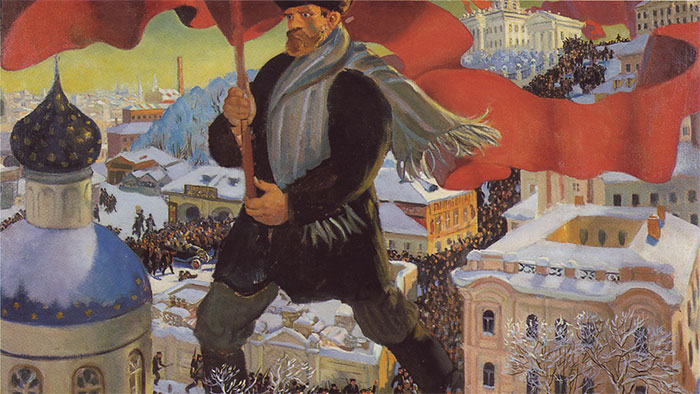 Boris Kustodiev. Bolshevik, 1920