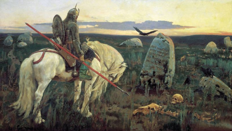 “Knight at the Crossroads” by Viktor Vasnetsov. 1882