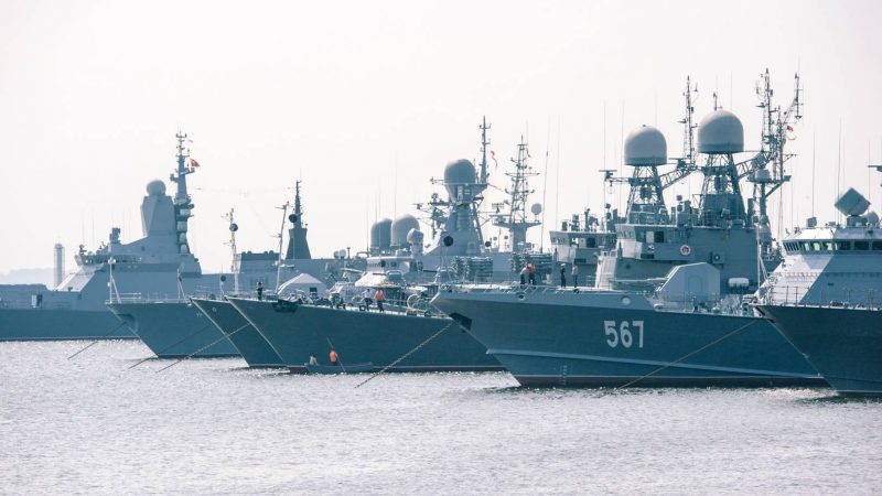 Russian Pacific Fleet ships