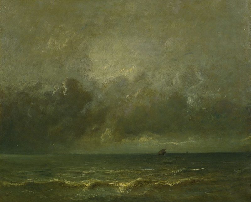 Calm before the storm by Jules Dupre, 1870