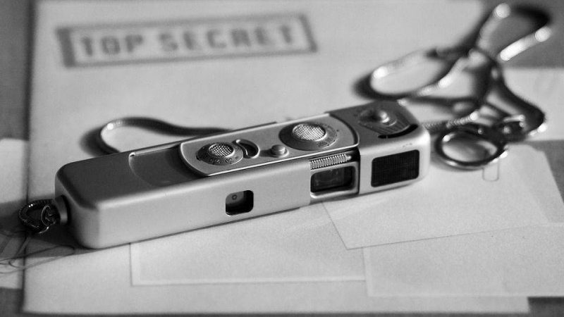 Spy, camera, top secret