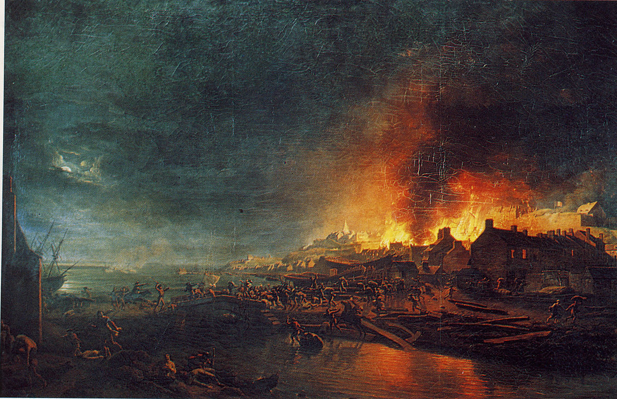 he burning of Granville by the Vendéens