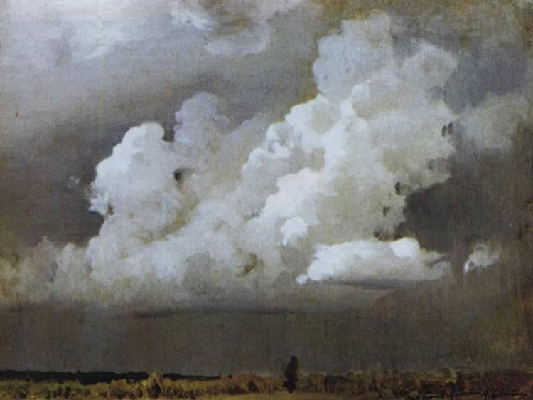 Before the storm by Isaac Levitan