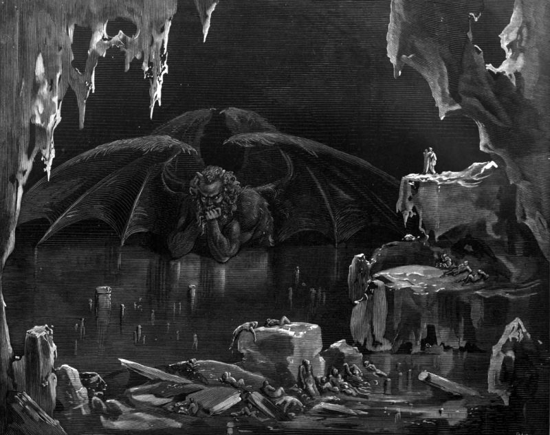 Lo! he exclaimed, lo Dis! llustration to Dante's Divine Comedy. The Circles of Hell by Gustave Doré, ca. 1890