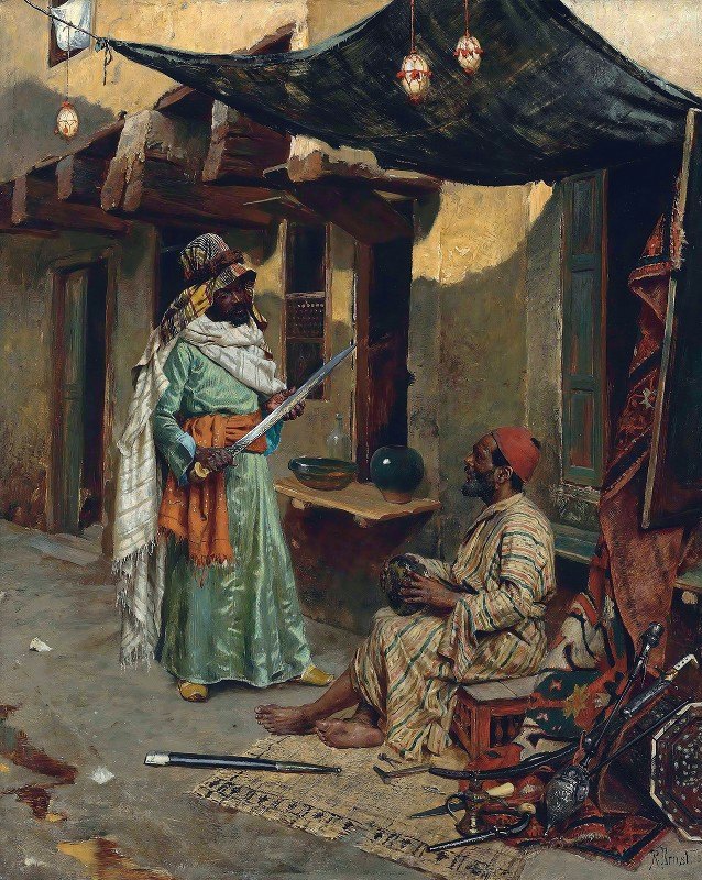 The arms merchant by Rudolf Ernst