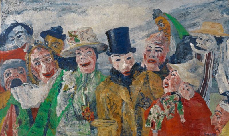 The Intrigue by James Ensor, 1890.