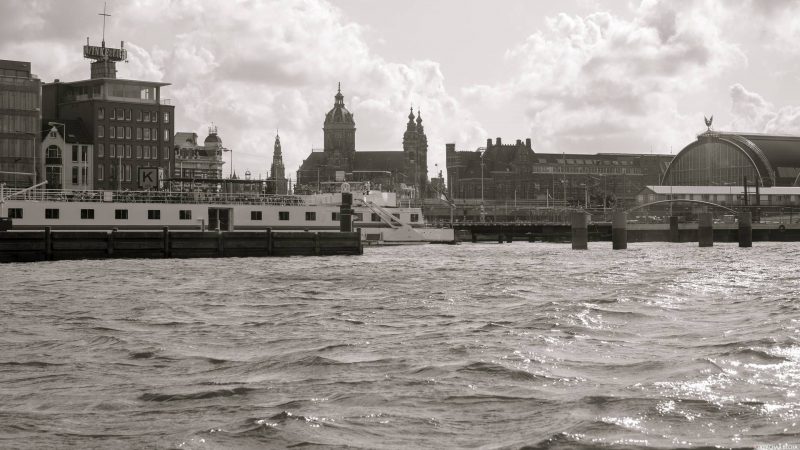 Ferry pier, Amsterdam