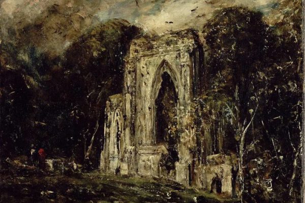 John Constable. The Ruins of Netley Abbey. 1833