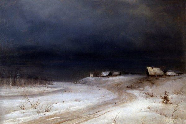 Winter Landscape by Aleksey Savrasov, 1880-1890.