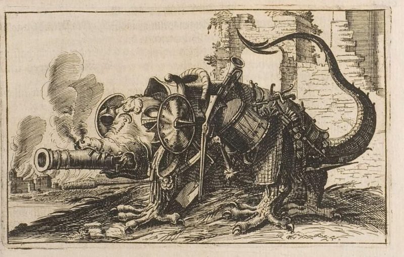 Allegory of War by Georg-Philippe Harsdörfer,1642.