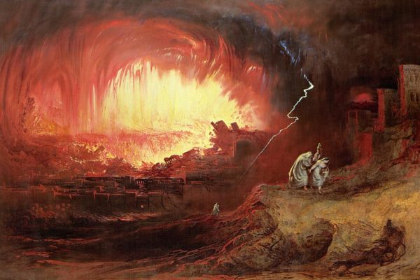 John Martin. The destruction of Sodom and Gomorrah. 1852