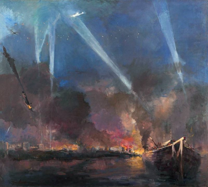 The Night Battle of Stalingrad by Vasily Grigoriev, 1942