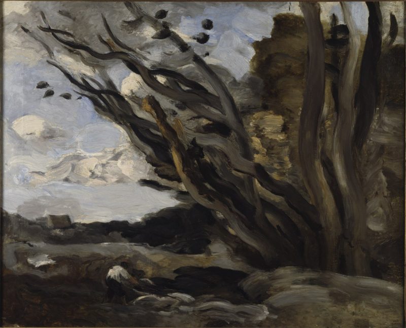 The Blast by Jean-Baptiste-Camille Corot, 19th century.