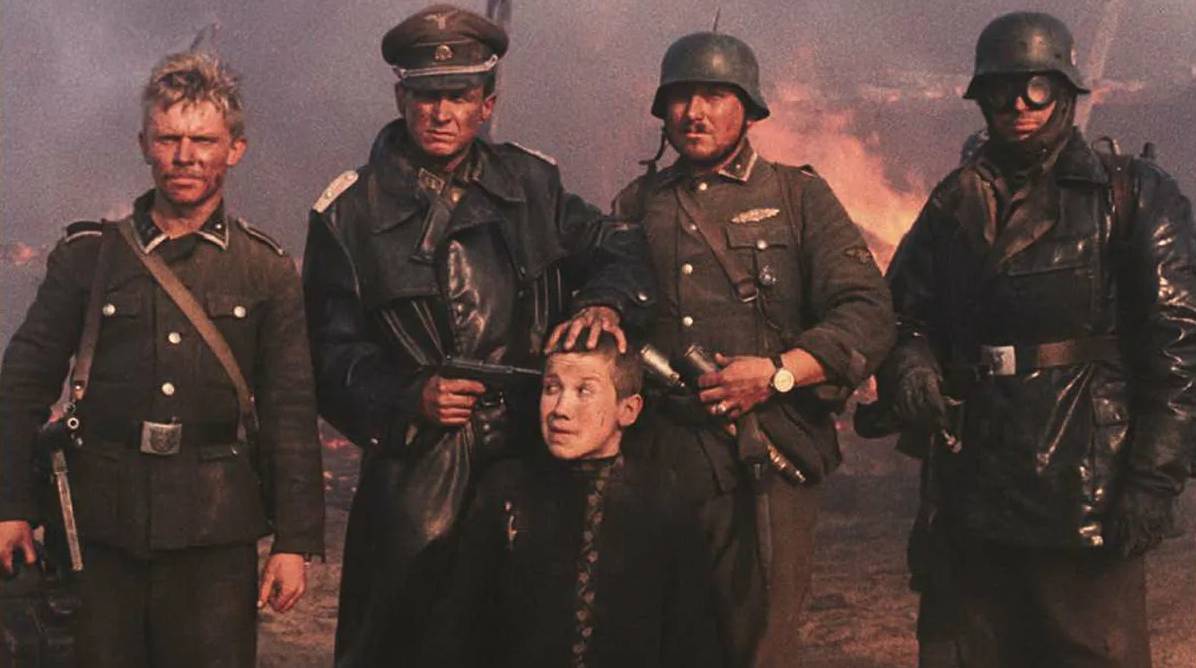 Image Quote from the film Come and See. Directed by Elem Klimov. 1985. USSR Nazis