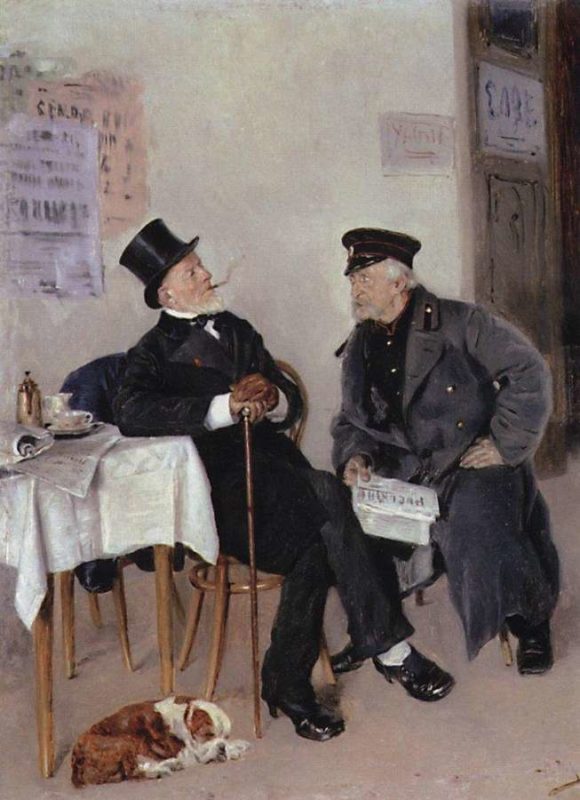 Politicians by Vladimir Makovsky, 1884