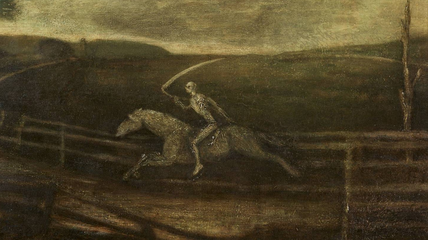 Albert Pinkham Ryder. Death on a Pale Horse (fragment). 1896-1908