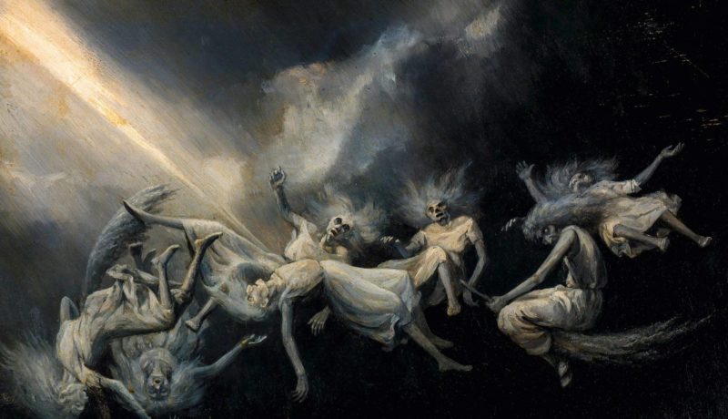 Lightning Struck a Flock of Witches by William Holbrook Beard