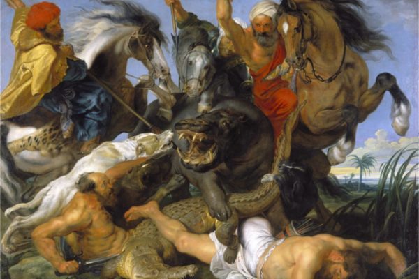 The Hippopotamus and Crocodile Hunt by Peter Paul Rubens