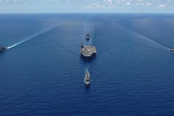 US ships in the South China Sea