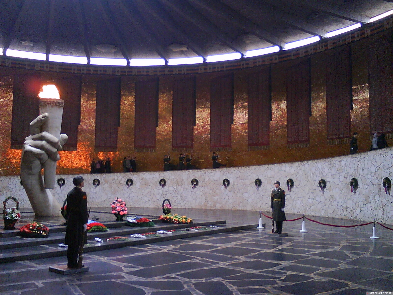 Russia, Volgograd, the Eternal Light Memorial, Mamayev Kurgan