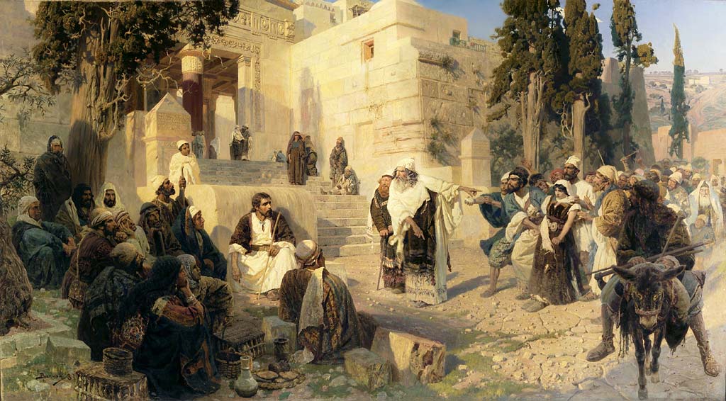 Christ and the Adulteress by Vasily Polenov, 1888