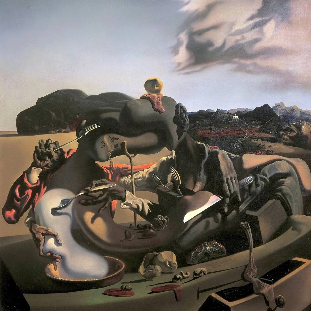 Autumnal Cannibalism by Salvador Dalí, 1936
