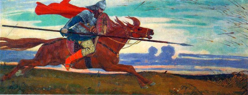 And one in the field of a warrior by Viktor Vasnetsov