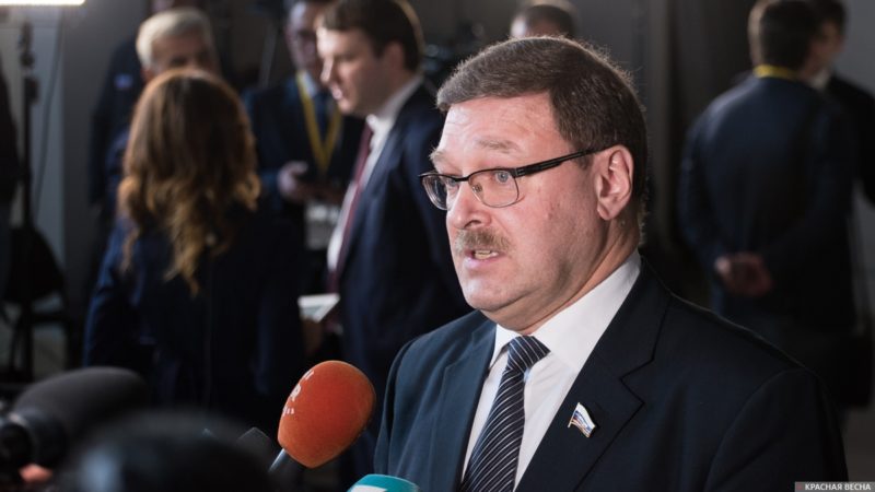 Deputy Speaker of the Federation Council Konstantin Kosachev