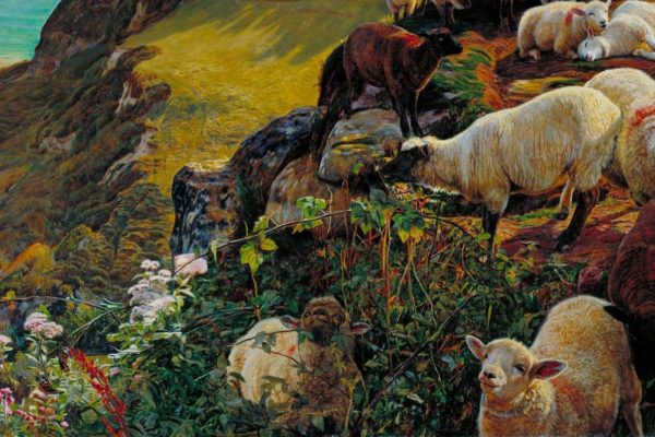Our English Coasts (‘Strayed Sheep’) by William Holman Hunt