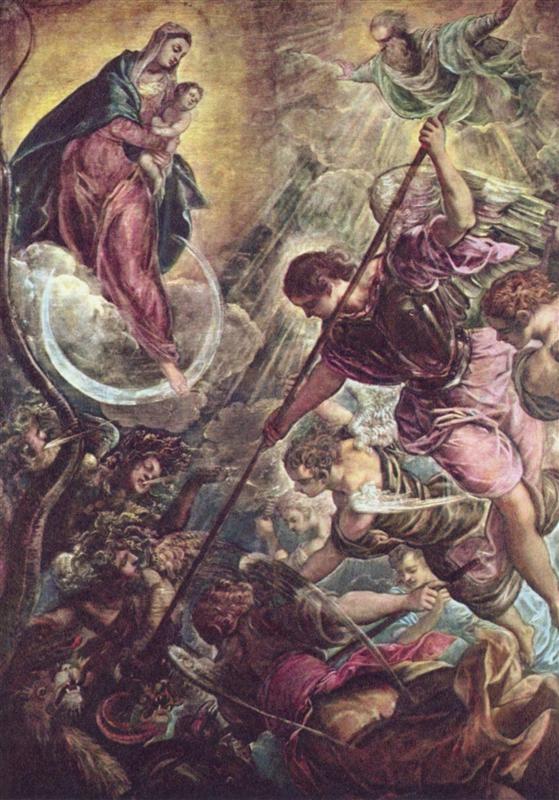 Battle of the Archangel Michael and the Satan