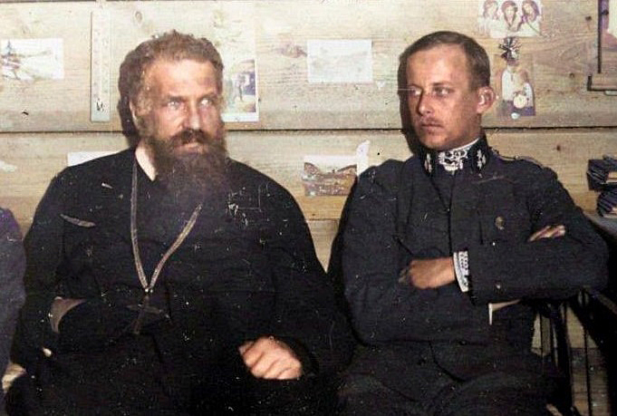 Metropolitan Andrey Sheptitskiy and Wilhelm von Habsburg