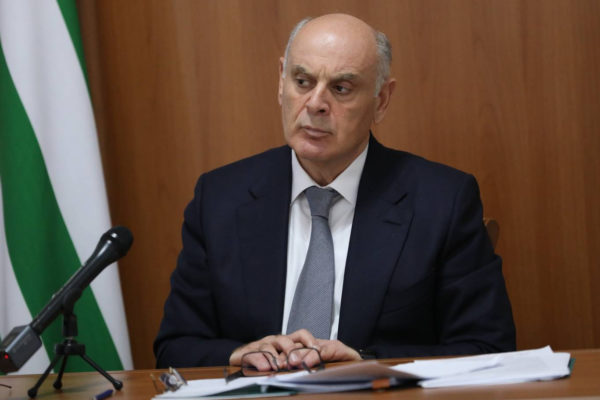 President of Abkhazia Aslan Bzhania