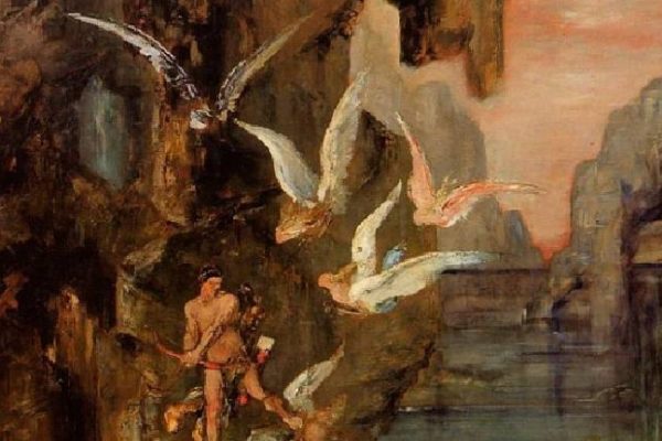 Hercules at Lake Stymphalos by Gustave Moreau