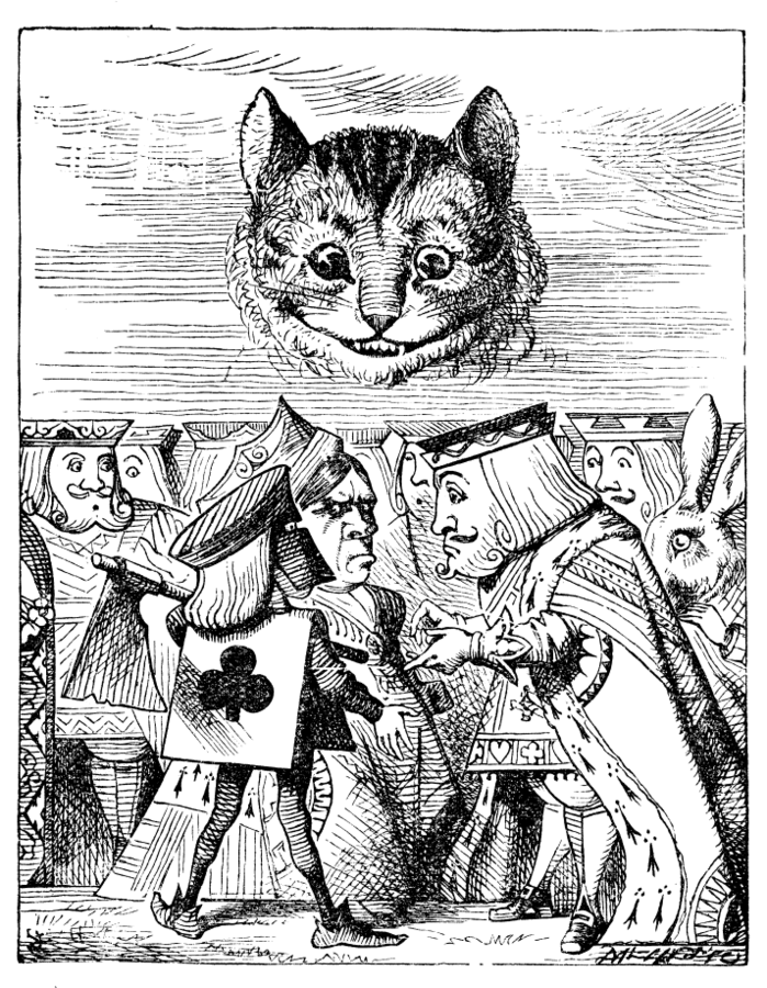 Original illustration by John Tenniel (1865) for Alice in Wonderland by Lewis Carroll.