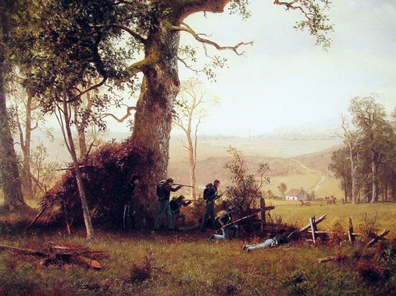 Guerrilla Warfare by Albert Bierstadt