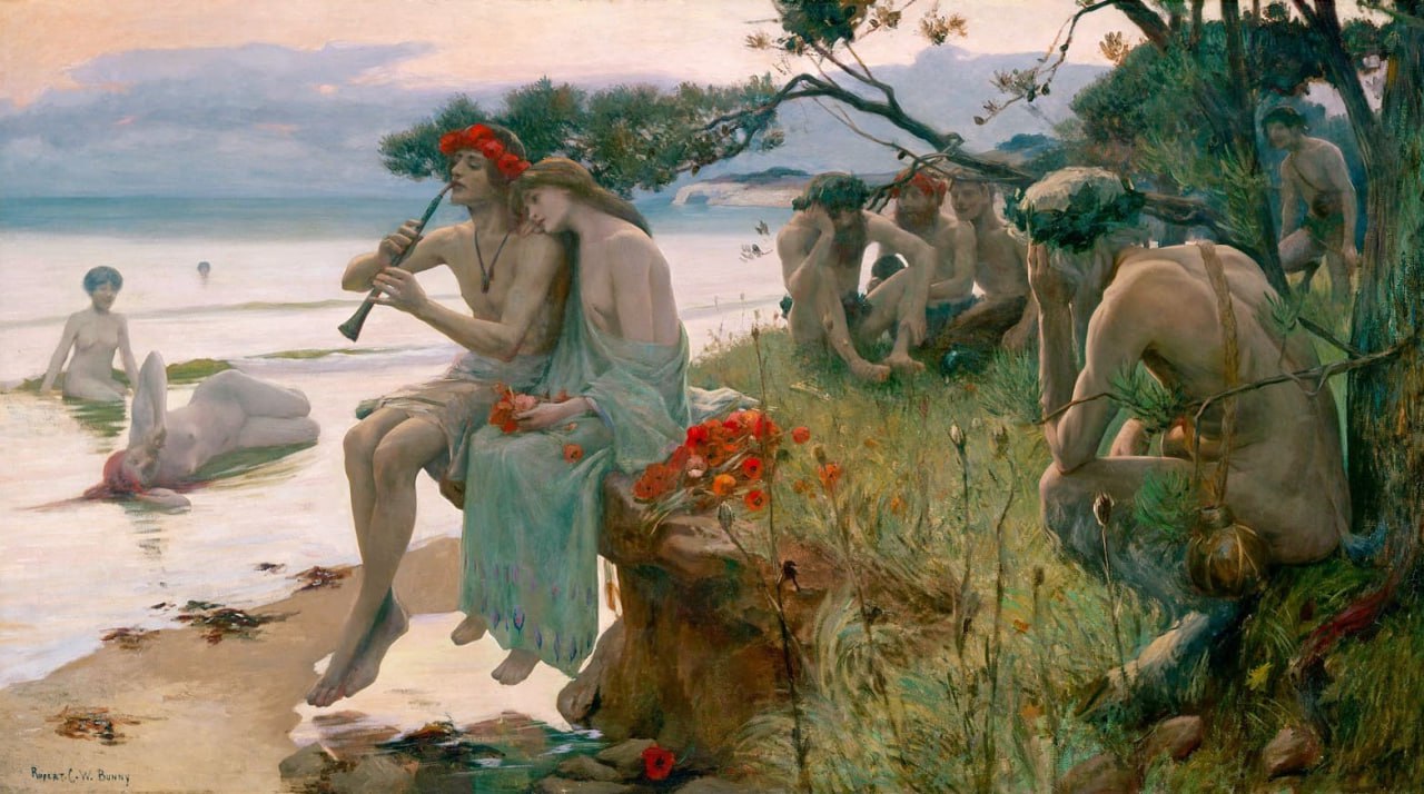 Sea Idyll by Rupert Bunny. 1893