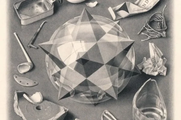 Order and Chaos by Maurits Escher, 1950