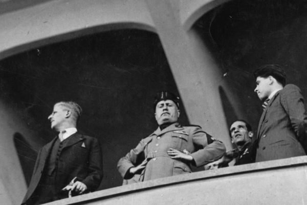 Schuschnigg and Mussolini. 1935