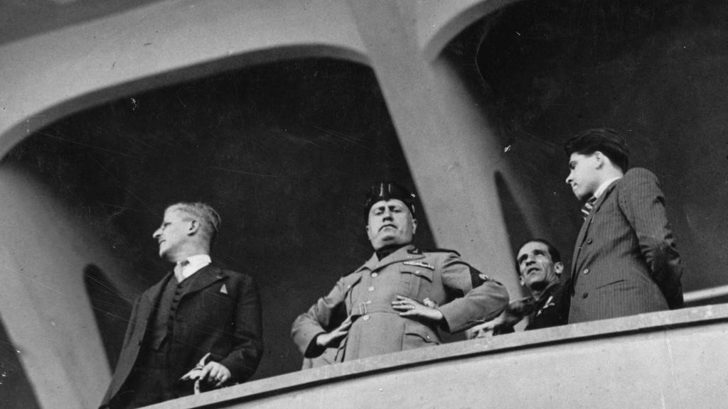 Schuschnigg and Mussolini. 1935