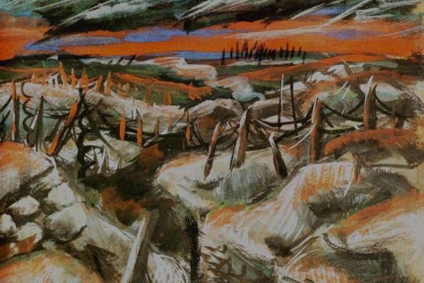 Trenches by Otto Dix (fragment). 1920s