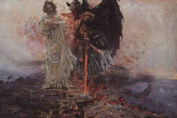 Get Behind Me Satan by Ilya Repin.