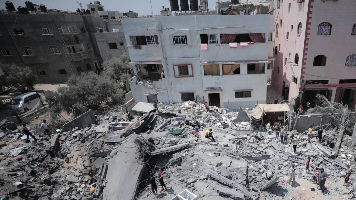 Image by (cc) Mohammed Ibrahim Gaza Strip. Palestine. After Israel's rocket attacks