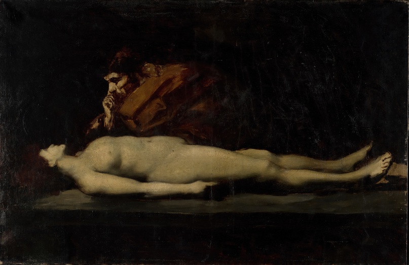 Jean-Jacques Henner. The Levite of Ephraim and His Dead Wife. 1898