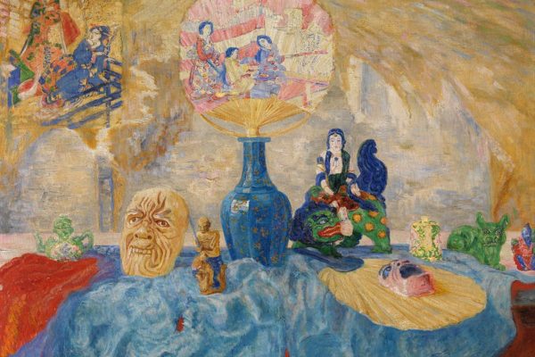 Still Life with Chinoiseries. James Ensor. 1907