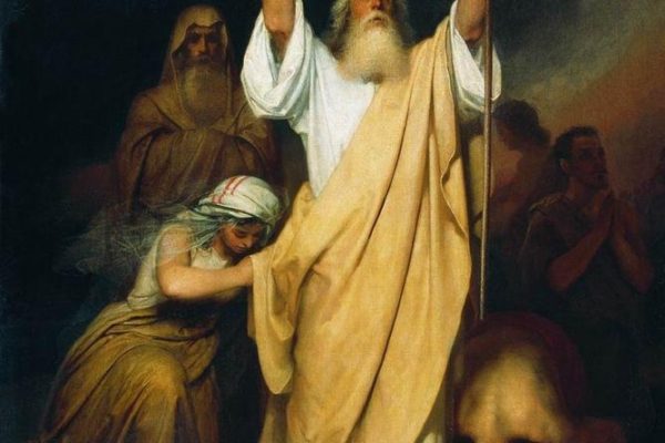 Prayer of Moses after the Israelites go through the Red Sea by I. N. Kramskoy. 1861